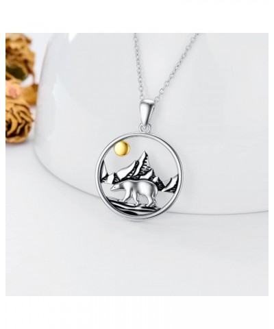 Bunny/Pig/Dragon/Owl/Monkey/Polar Bear/Shark/Dog/Dove/Flamingo Necklace 925 Sterling Silver Animals Jewelry Gifts for Women W...