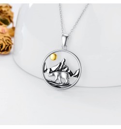 Bunny/Pig/Dragon/Owl/Monkey/Polar Bear/Shark/Dog/Dove/Flamingo Necklace 925 Sterling Silver Animals Jewelry Gifts for Women W...