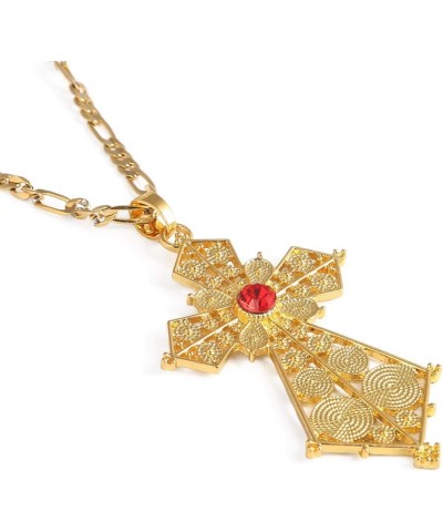 New Ethiopian Jewelry Gold Color Pendant Necklace Jewelry for African Ethiopia Eritrean Women Wedding Jewelry $9.85 Necklaces