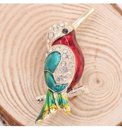 Antique Tone Bird Hummingbird Multi Color Austrian Crystal Pin Brooch Jewelry color 5 $7.41 Brooches & Pins