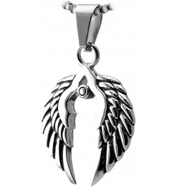 Valkyrie Necklace Stainless Steel Phoenix Pendant Womens Angel Wings $10.25 Pendants