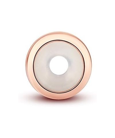 Rose Gold Rubber Charm Stopper Spacer Bead 925 Sterling Silver for Charm Bracelets 2pcs $8.54 Bracelets