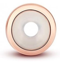 Rose Gold Rubber Charm Stopper Spacer Bead 925 Sterling Silver for Charm Bracelets 2pcs $8.54 Bracelets